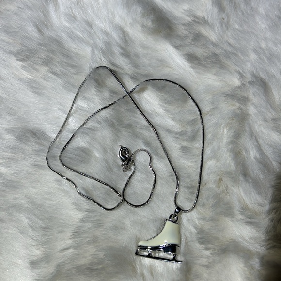 Figure Skate Charm Necklace - Picture 7 of 9
